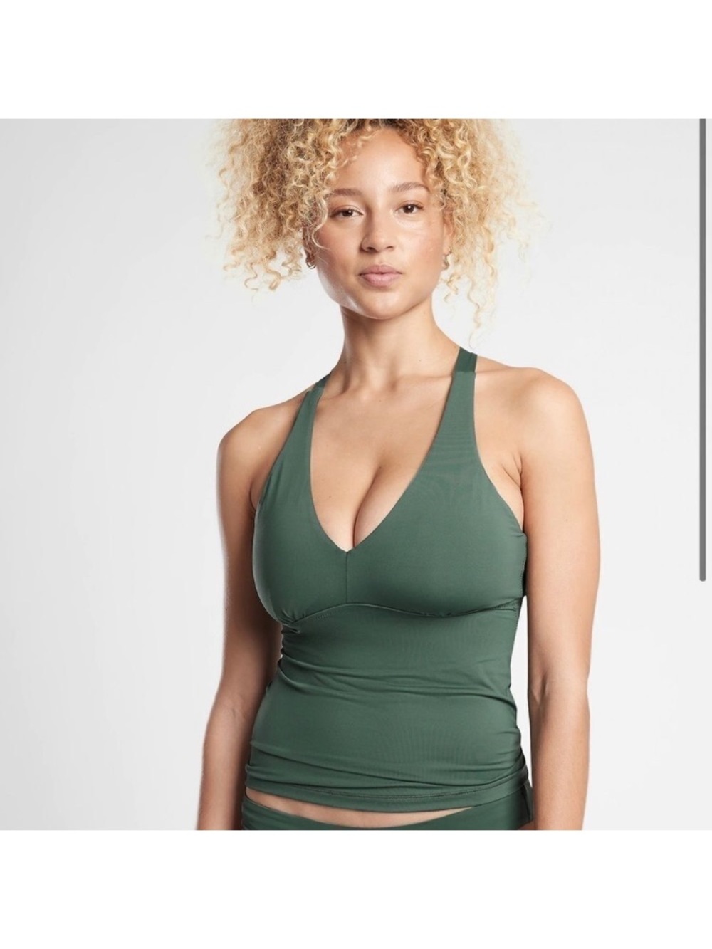 Athleta Green Women’s Swim Tankini Top